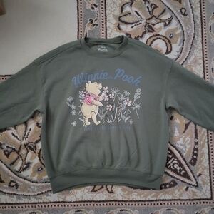 Disney Winnie the Pooh Green Sweatshirt